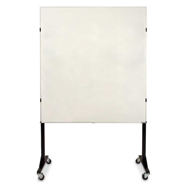 United Visual Products Sliding Door Wood Corkboard, 60"x36", Cher, UV9004OCS-CHERRY-BUFF UV9004OCS-CHERRY-BUFF - main